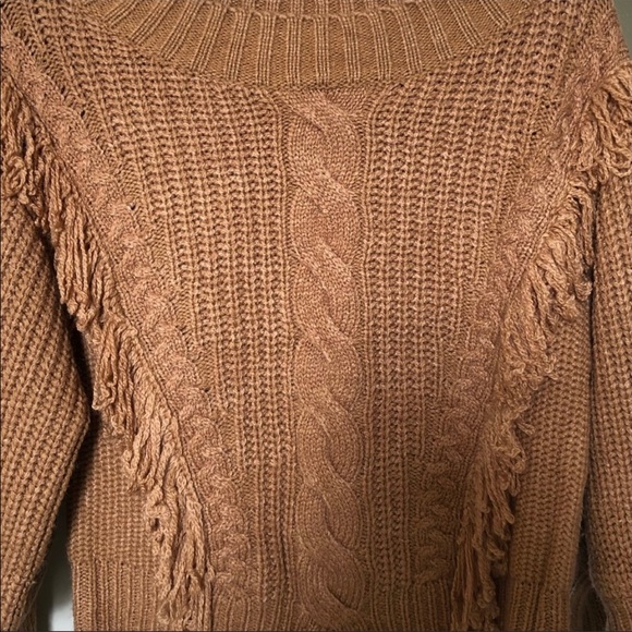 Off the shoulder fringe sweater - Picture 3 of 5